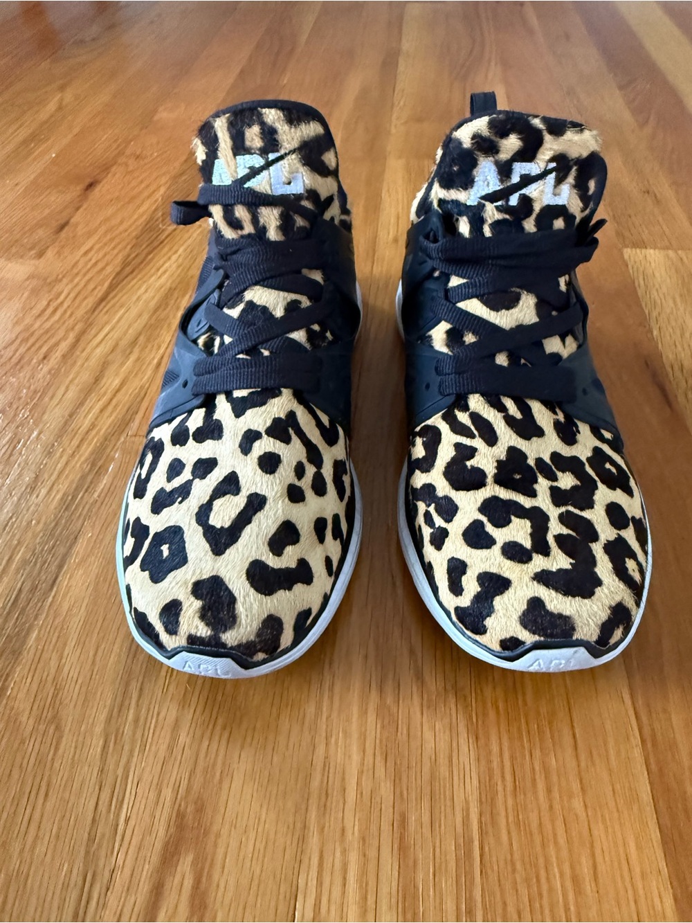 APL Leopard-Print Ascend Women's Sneakers - Excellent Condition!